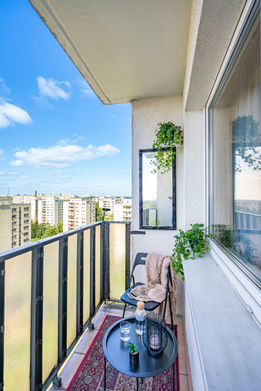 balkon home staging mokotów warszawa